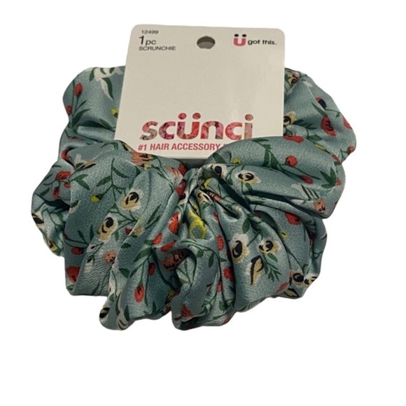 Scunci 1pc Scrunchie U Got This 12499 Floral Multicolor - Picture 1 of 9